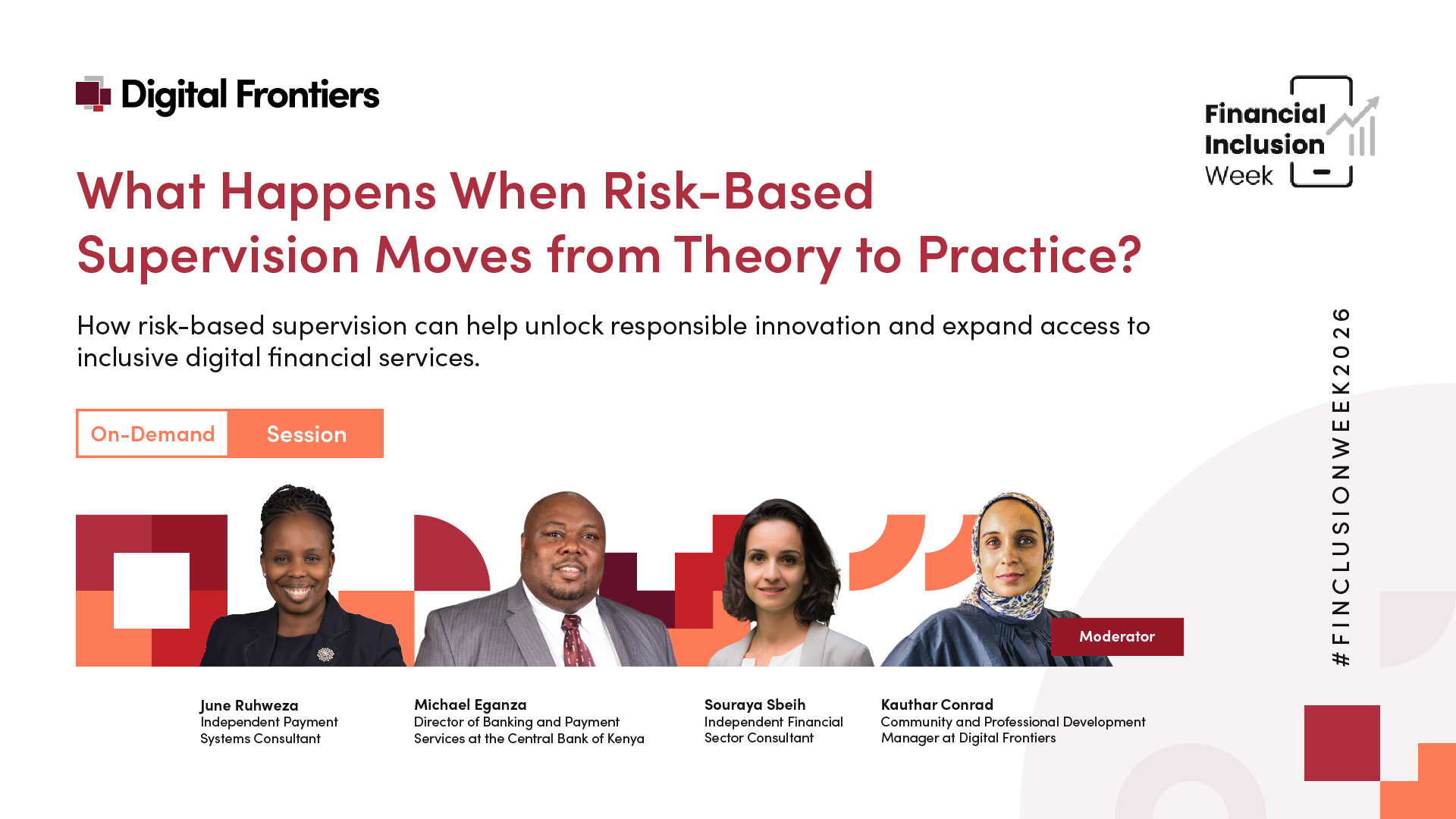 Financial Inclusion Week 2026: What Happens When Risk-Based Supervision Moves from Theory to Practice?